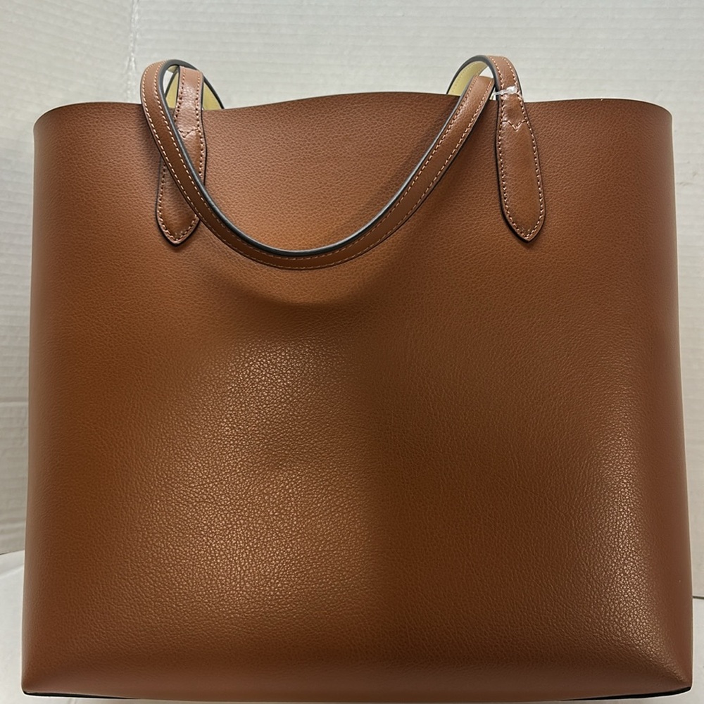 Kate Spade Brown and Cream Leather Reversible Tote in Warm Ginger - Picture 11 of 17